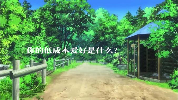 你的低成本爱好是什么？