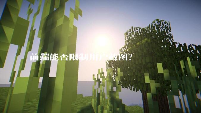 前端能否限制用户截图？